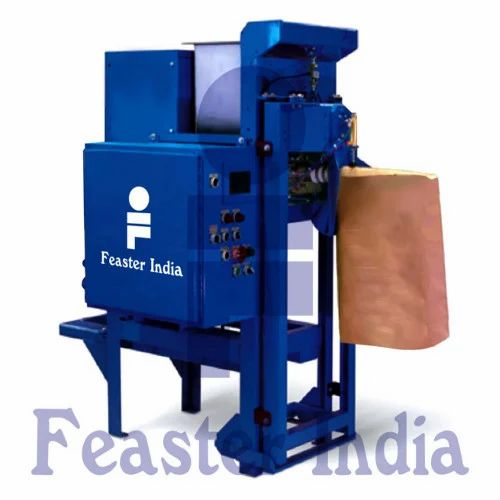 Valve type bag filling system